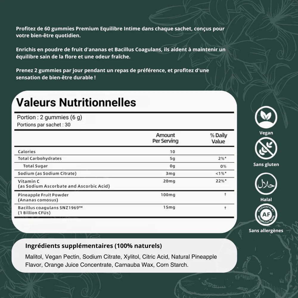 đŹđŠ VitalSourceâą - Gummies Ăquilibre Intime FĂ©minin l Confort Ultime