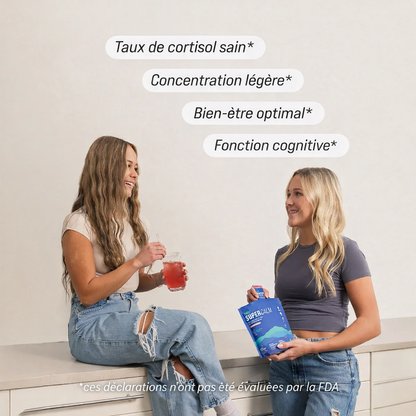 🇬🇦 SUPERCALM™ - Dites à Dieu au stress quotidien, ventre et visage gonflés