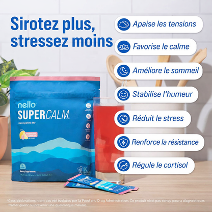🇬🇦 SUPERCALM™ - Dites à Dieu au stress quotidien, ventre et visage gonflés