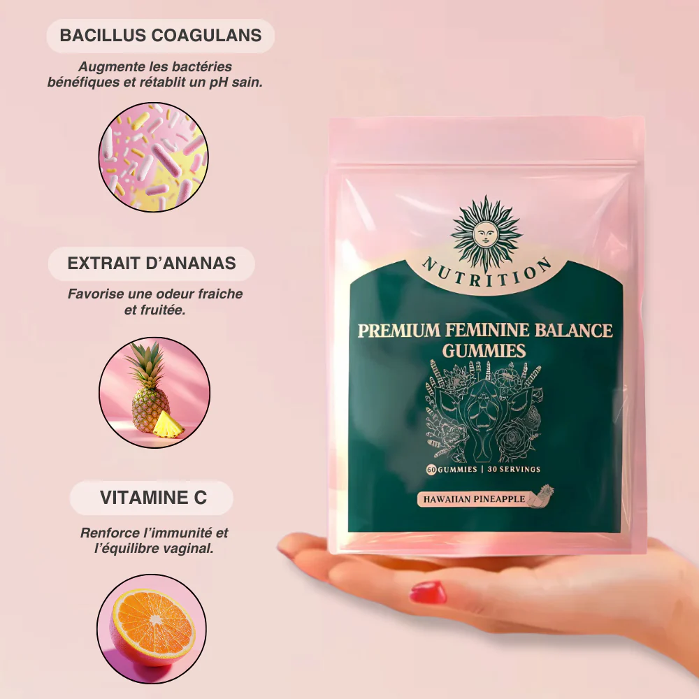 🇬🇦 VitalSource™ - Gummies Équilibre Intime Féminin l Confort Ultime