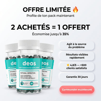 🇬🇦 Deos™ Complément anti-odeur